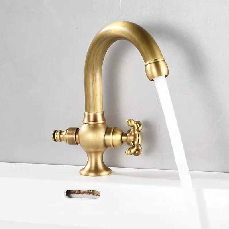 Bathroom Sink Faucet - Rotatable Electroplated Mount Outside Single Handle One HoleBath Taps 2026 - $165.99 –P4