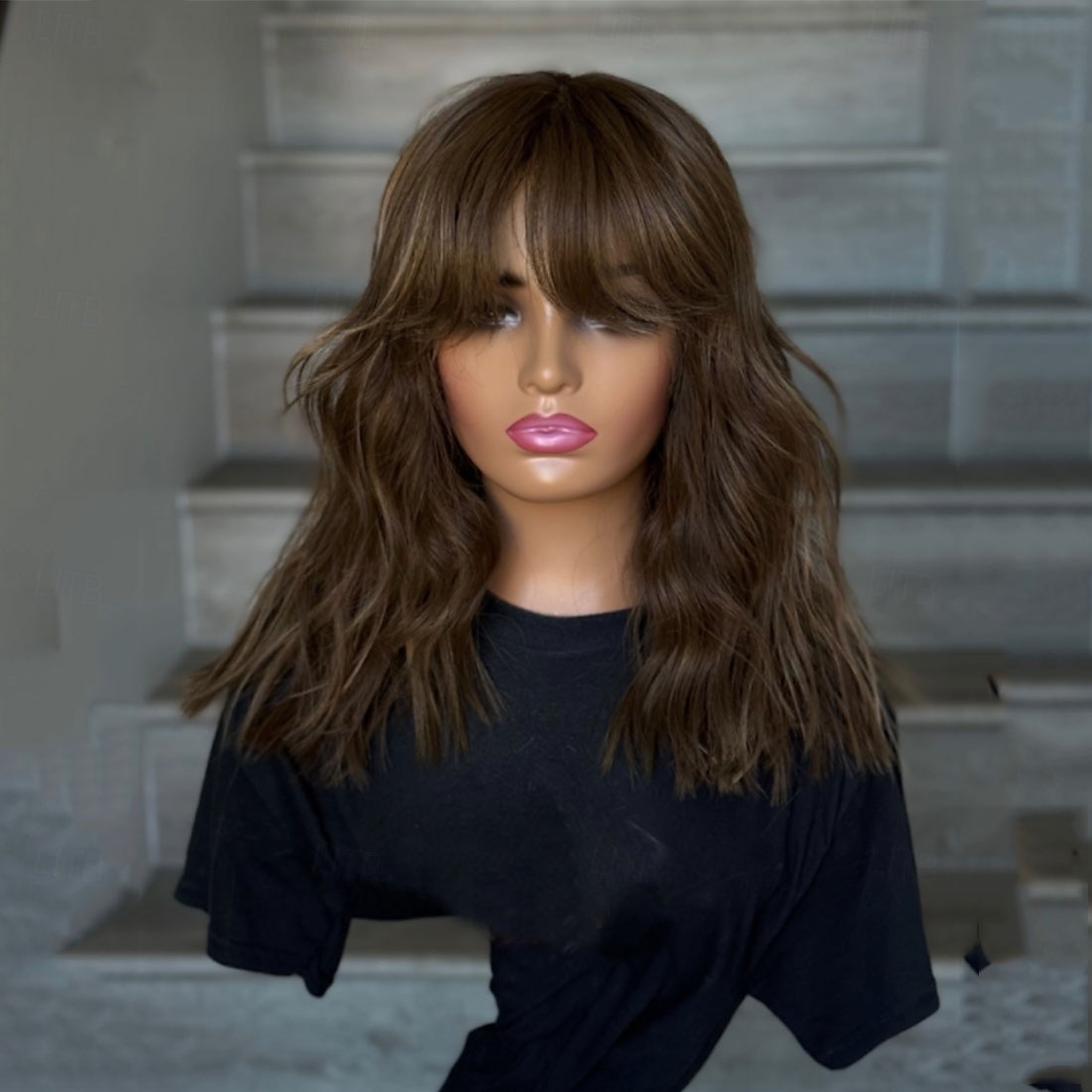 Remy Echthaar 5x5 Verschluss 13x4 Spitzenfront Perücke Kurzer Bob Mit Pony Brasilianisches Haar Gewellt Mehrfarbig Perücke 150% 180% Haardichte mit Babyhaaren Hervorgehobenes / Balayage-Haar 100 2026 - $338.29 –P2