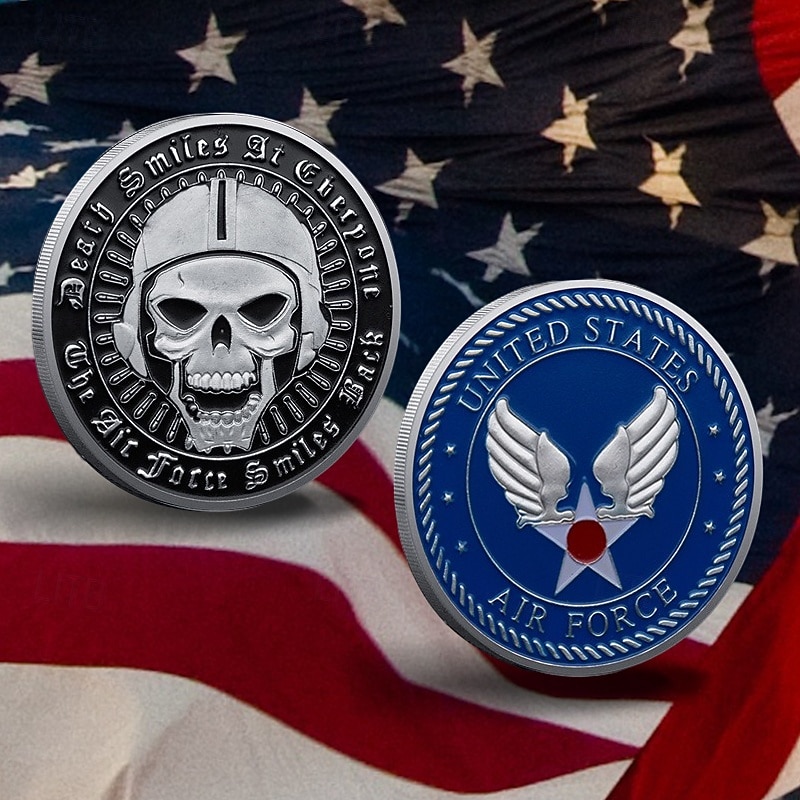 U.S. Air Force Commemorative Coin – United States 250th Anniversary Iron Art Military Challenge Coin, Metal Collectible Medal for Airmen & Patriotic Gifts Semiquincentennial 2026 - $15.99 –P3