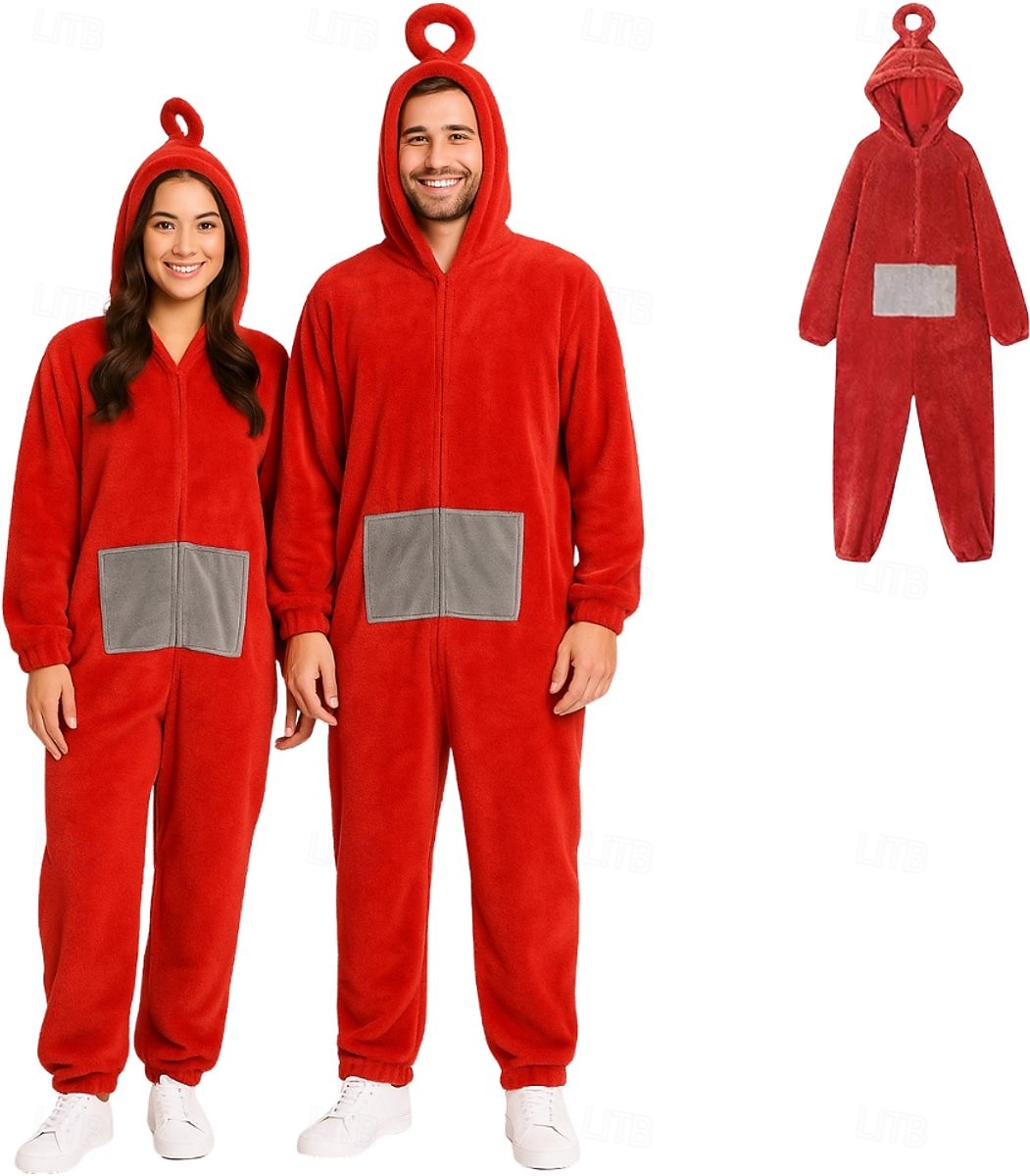 Kigurumi-Pyjamas Gruppenkostüm Onesie-Kostüm Dickes Baby Fantasie Warm Bequem Mit Kapuze Fleece Erwachsene Herren Damen Unisex Halloween Karneval Party Leistung Hausbekleidung Verkleiden 2026 - $41.99 –P2
