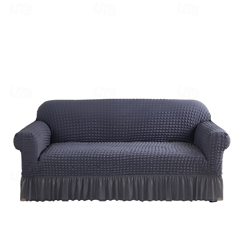 Skirted Bubble Tulle Sofa Cover Full Elastic Slipcover Dustproof Non Slip Sofa Protector Cushion Cover Stretchable Sofa Throw for Living Room Furniture 2026 - $26.99 –P2