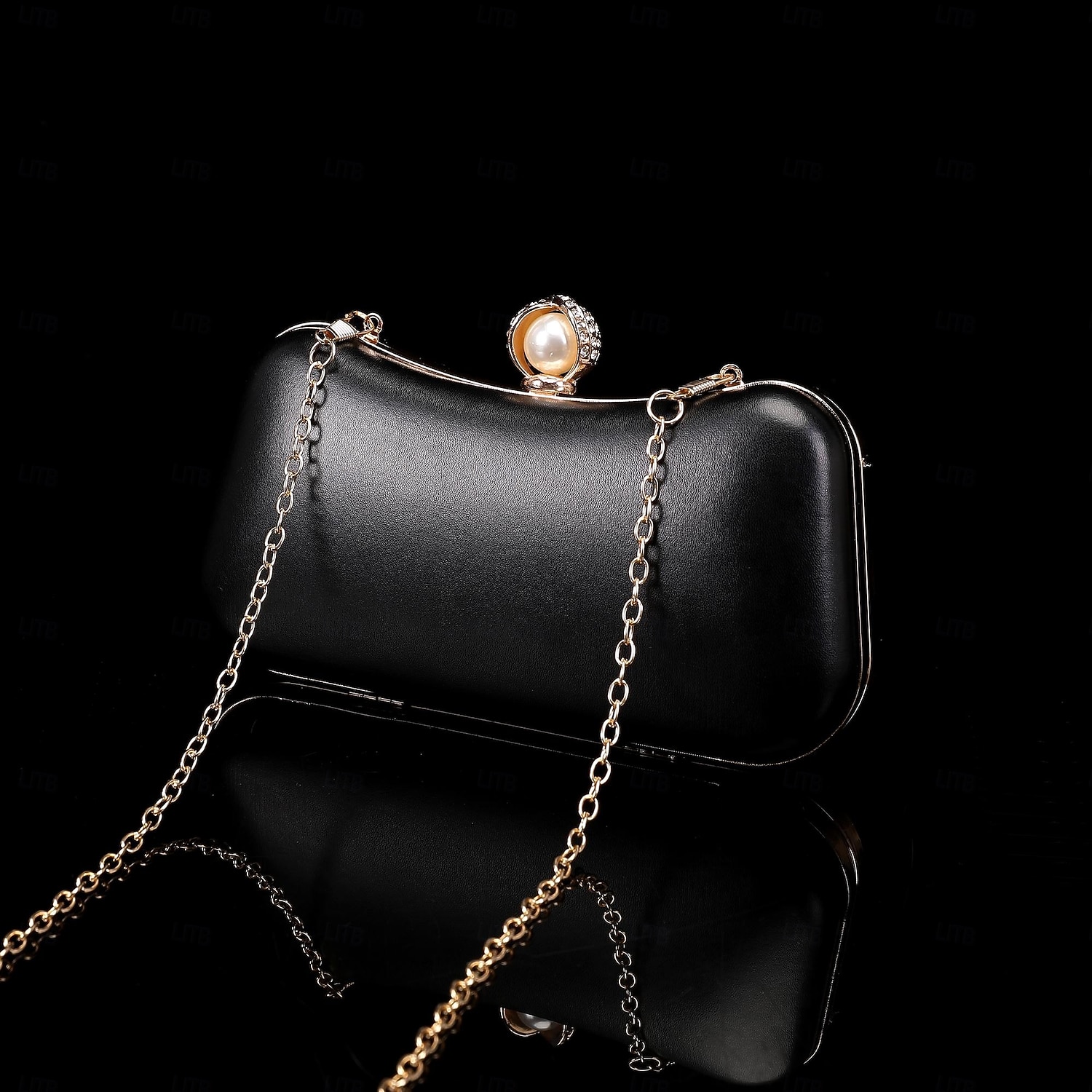 2026年 女性用 クロスボディバッグ クラッチバッグ ウォレット イブニングバッグ 小銭入れ レザー 日常 パーティー 純色 黒い銀 ゴールド / ホワイト アーモンド  コレクション – $29.99 –P10