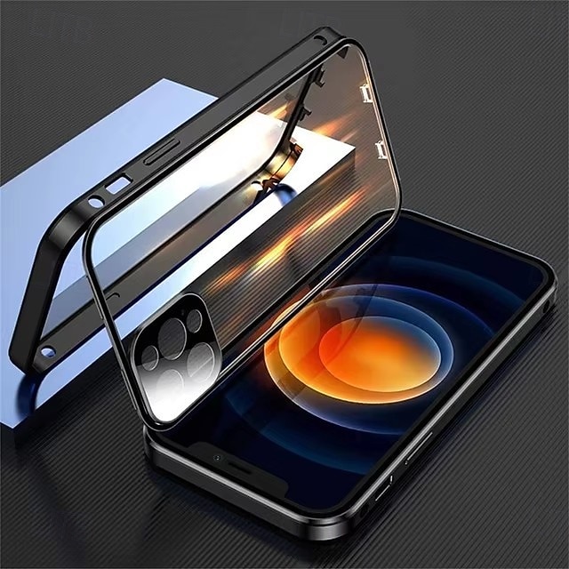 telefon Maska Pentru iPhone 17 Pro Max 17 Air 16 15 14 Pro Max Plus Caz de adsorbție magnetică Crystal Clear Detașabil Transparent Magnetic armură Sticlă Temperată MetalPistol 2026 - $20.99 –P1