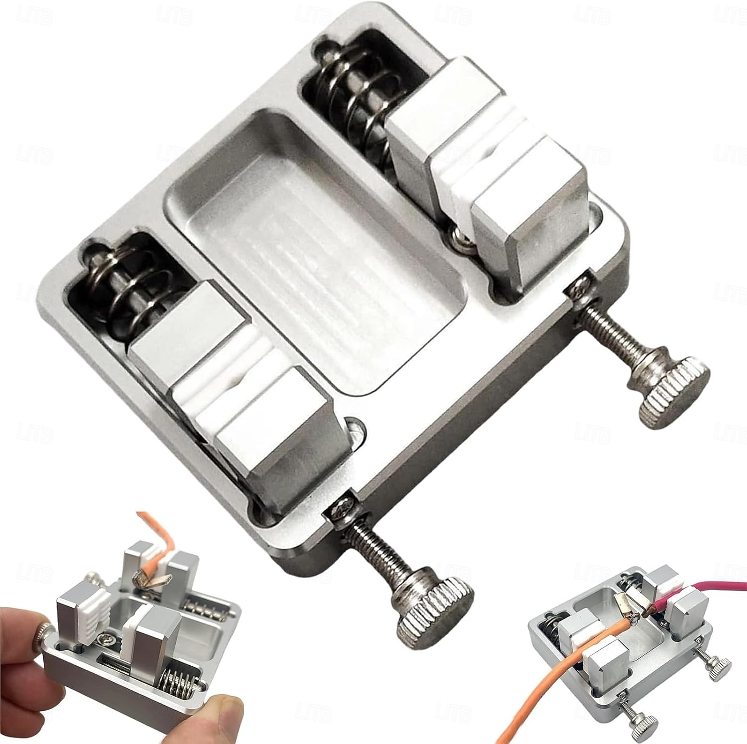 kraftig sveisetvinge i aluminium med temperaturbestandig kjeve for montering av kretskort, loddetrådklemme, loddeinnretning for ledningsmontering, sveisebordklemmeverktøy 2026 - $53.99 –P1