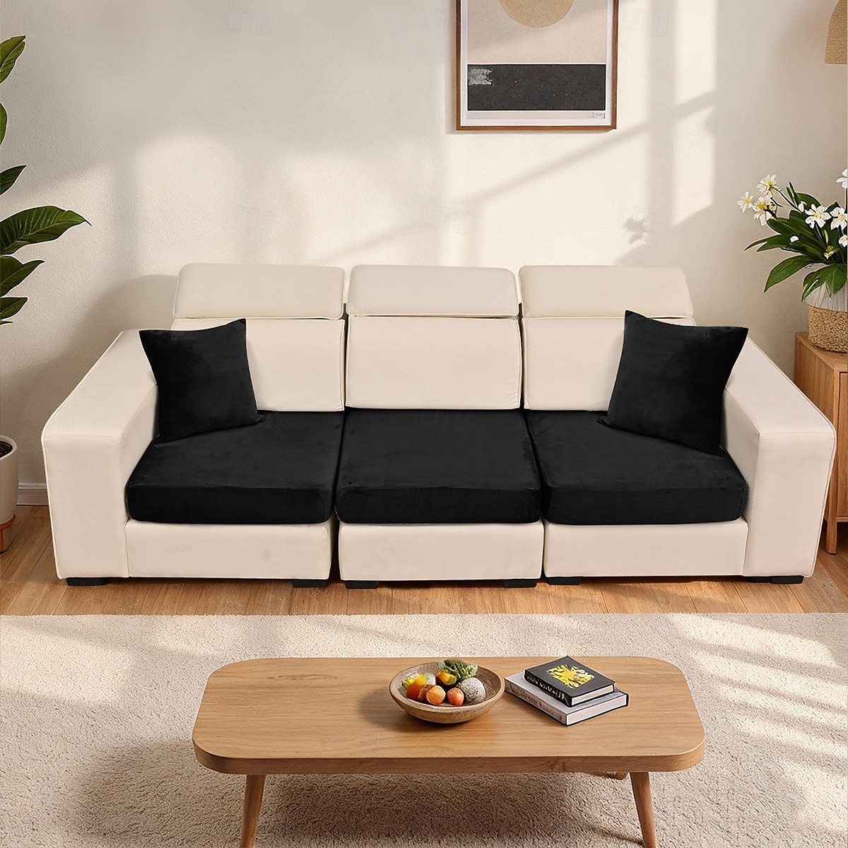 1/2/3 housses de coussin de canapé en velours argenté élastique uni, style européen, douces et résistantes, idéales pour la décoration et la protection de votre intérieur. de 2026 ? $10.49 –P16