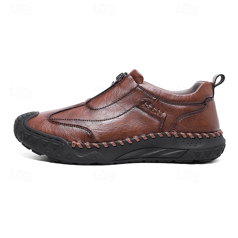 Tênis masculino marrom estiloso – leve, confortável e com design respirável para uso o dia todo, ideal para o dia a dia e eventos casuais. de 2026 por $59.99 –P19