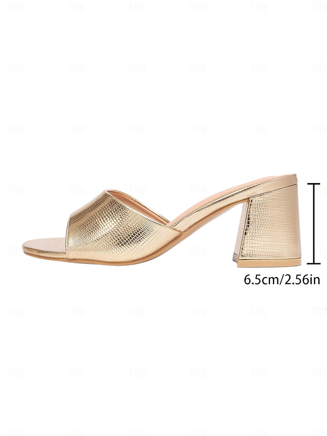Elegantes mules blancos de tacón cuadrado para mujer: zapatos de vestir cómodos con tacón grueso para invitadas a bodas en la playa y fiestas de verano junto al mar. 2026 - $34.99 –P7