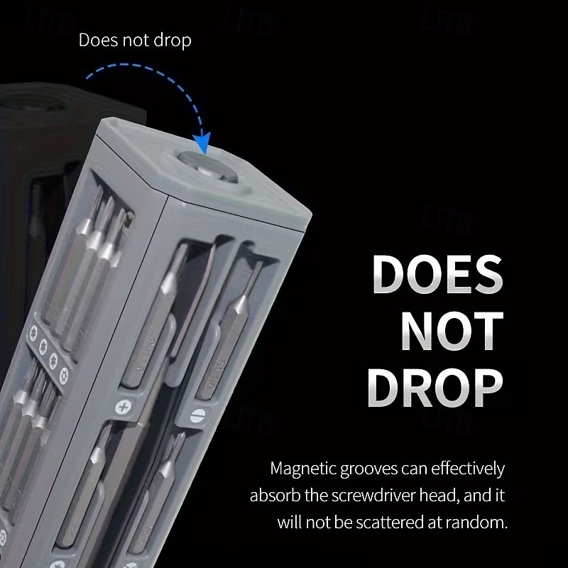 44-in-1 Magnetic Screwdriver Set with 44 Interchangeable Bits Heavy-Duty Compact Tool Kit for Electronics, Repair, Car Maintenance, DIY & - Portable Magnetic Toolchest Compatible Screwdriver Tools 2026 - $31.99 –P5