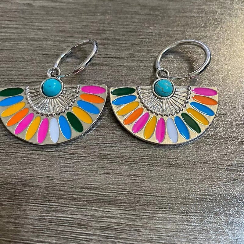 1 Paar Ohrringe For Damen Türkis Täglich Straße Legierung Monogramm 2026 - $11.49 –P4