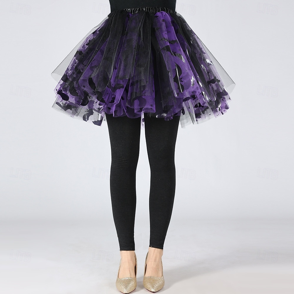 Costum fantezie tutu Fusta din tul Retro / vintage Anii 1980 Adulți Pentru femei Halloween Carnaval Petrecere Performanță Îmbrăcați-vă 2026 - $29.99 –P3
