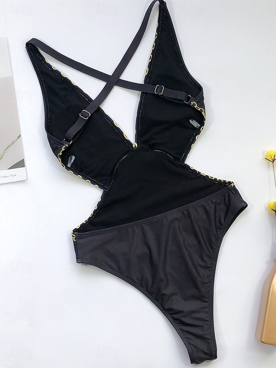 Kobiety jednoczęściowy strój kąpielowy wyszczuplający seksowny z wycięciem Boho monokini modelujący brzuch wysoki pas smukły bez pleców na wakacje plażowe z kwiatowym dekoltem bezrękawnik 2026 - $24.99 –P4