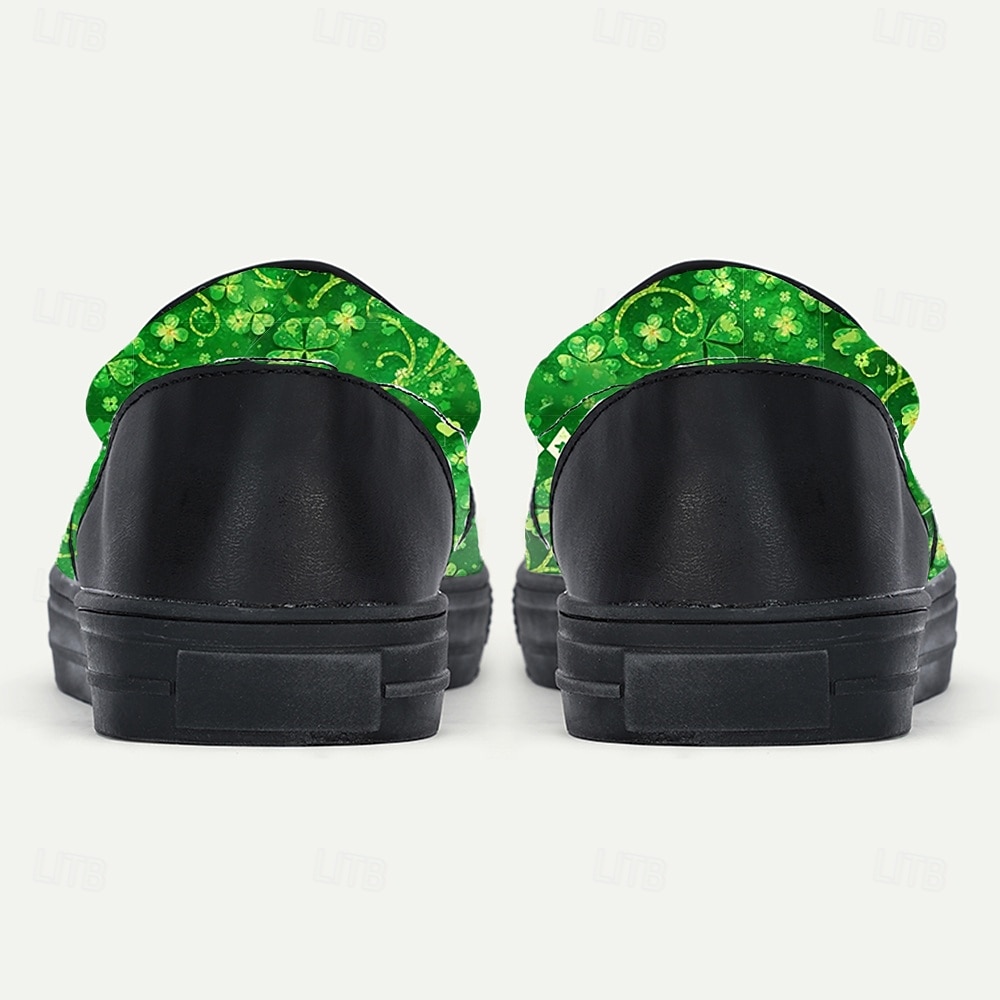Herren-Slipper zum St. Patrick's Day – fröhliches Grün mit Koboldmotiv, perfekt für die Feierlichkeiten zum St. Patrick's Day und für die Freizeit. 2026 - $46.99 –P7