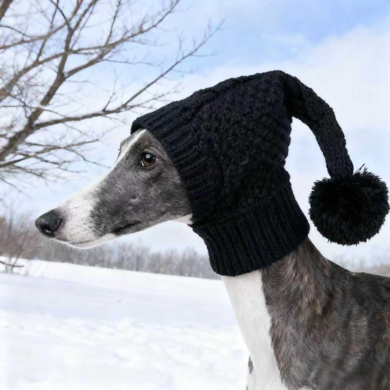 2026年 ペットアクセサリー グレイハウンドや他の犬用のペット用ニット帽、寒い季節用の暖かい冬用キャップ、秋冬用の快適でスタイリッシュな犬用ビーニー  コレクション – $25.99 –P5