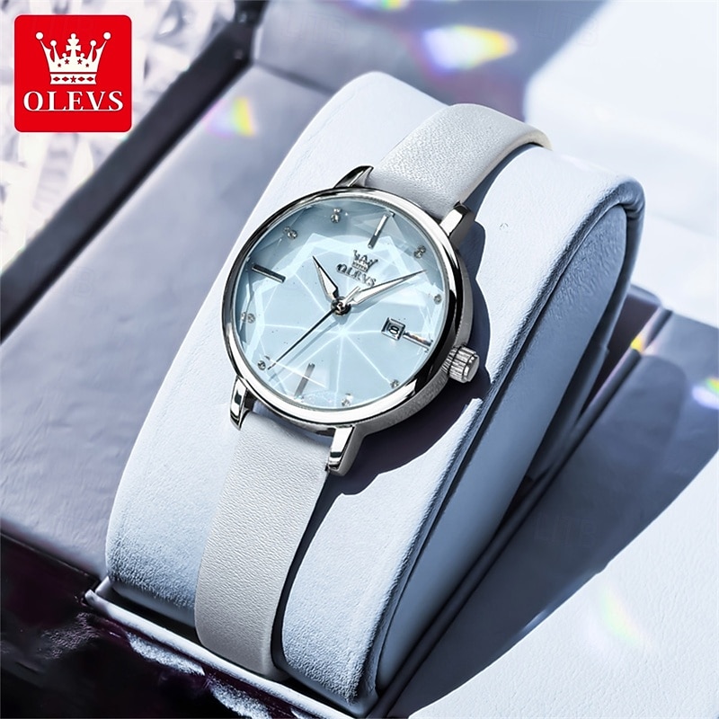 Women'S Business Watch Is Decorated With Luminous Light Exuding A Light Luxury Niche A Diamond-Shaped Mirror Surface Mother's Day Gift for women Casual Quartz Watch 2026 - $34.99 –P1