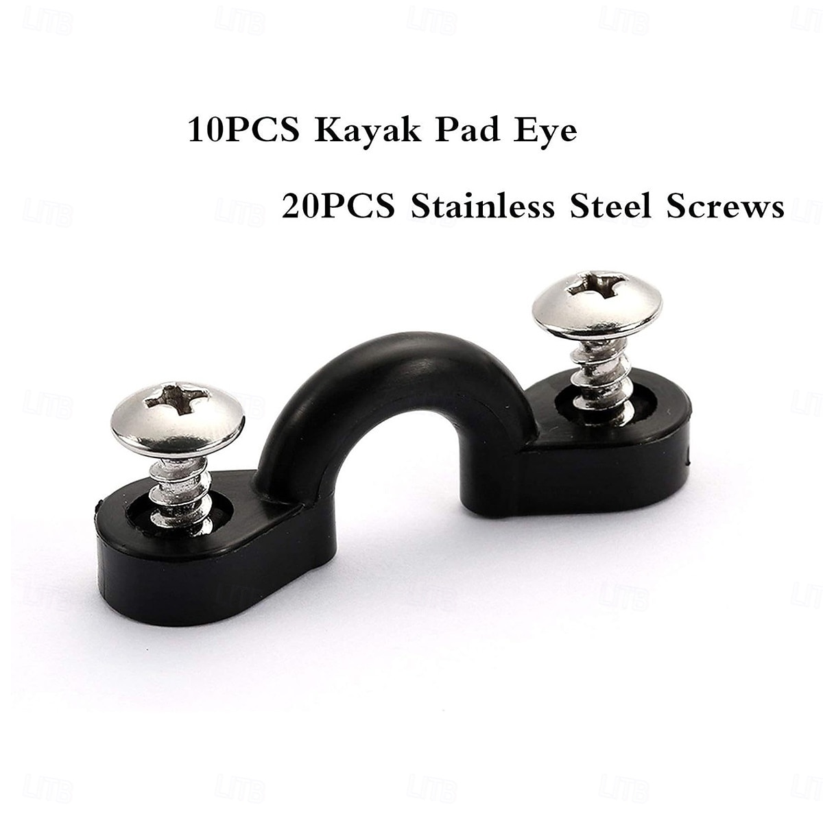 10Pcs Kayak Pad Eye Kit With 20Pcs Screws Accessories Nylon Bungee Deck Loops Kayaking Replacement Parts For Canoe Rigging 2026 - $9.99 –P4