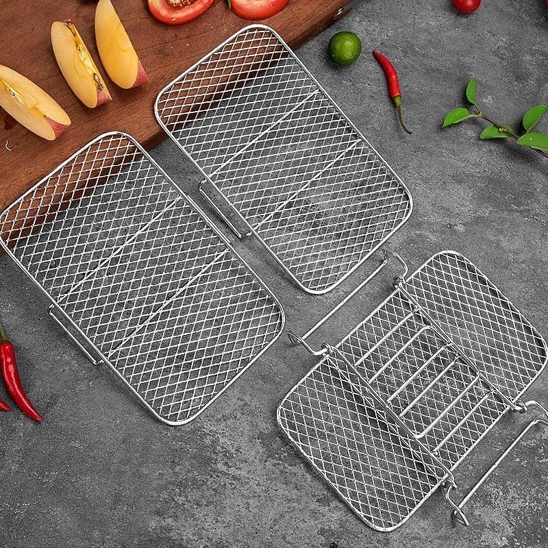 Grelha desidratadora multicamadas em aço inoxidável, acessórios para fritadeira a ar de 3 níveis, grelha removível para secagem e cozimento a vapor, ideal para assar e cozinhar em fritadeira a ar e de 2026 por $21.99 –P2