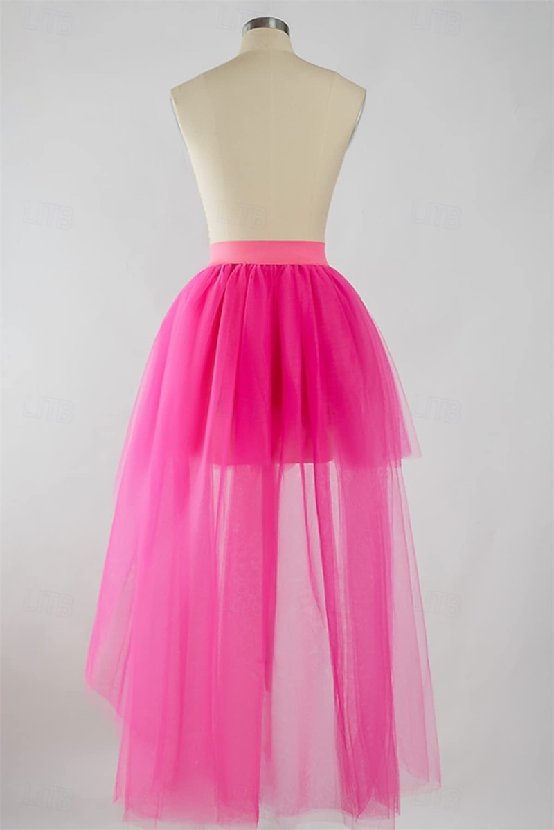 Fantasia fantasia saia de tule Saia Tutu Retro Vintage Anos 80 Multi Camadas Assimétrico Inchado Adulto Mulheres Dia Das Bruxas Carnaval Festa Espetáculo Dança Balé Vestir-se de 2026 por $38.99 –P7