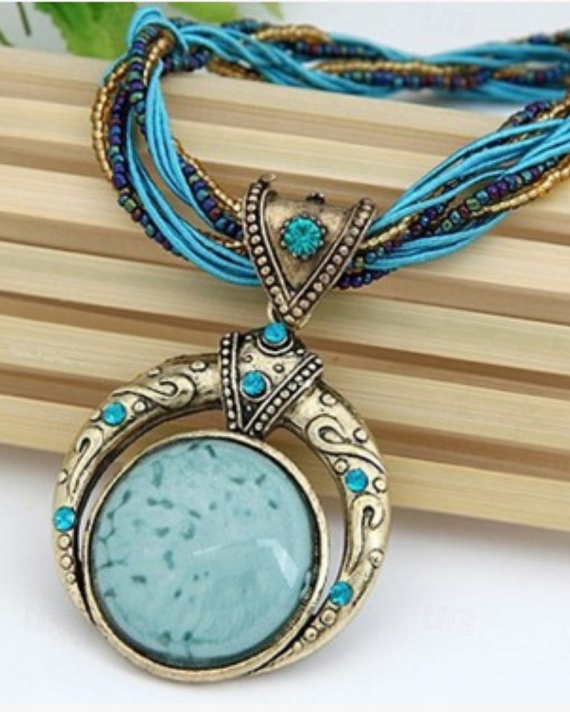 Riipus-kaulakorut Kaulakoru For Naisten Päivittäin Katu Metalliseos Retro 2026 - $13.99 –P5