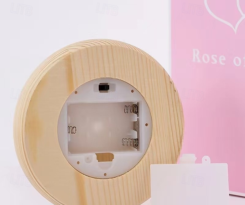 Üveg rózsa örök kristály virág világító rózsák üvegdóm alatt ajándékok nőknek anyának nagymamának feleségnek nővérének 2026 - $17.99 –P1