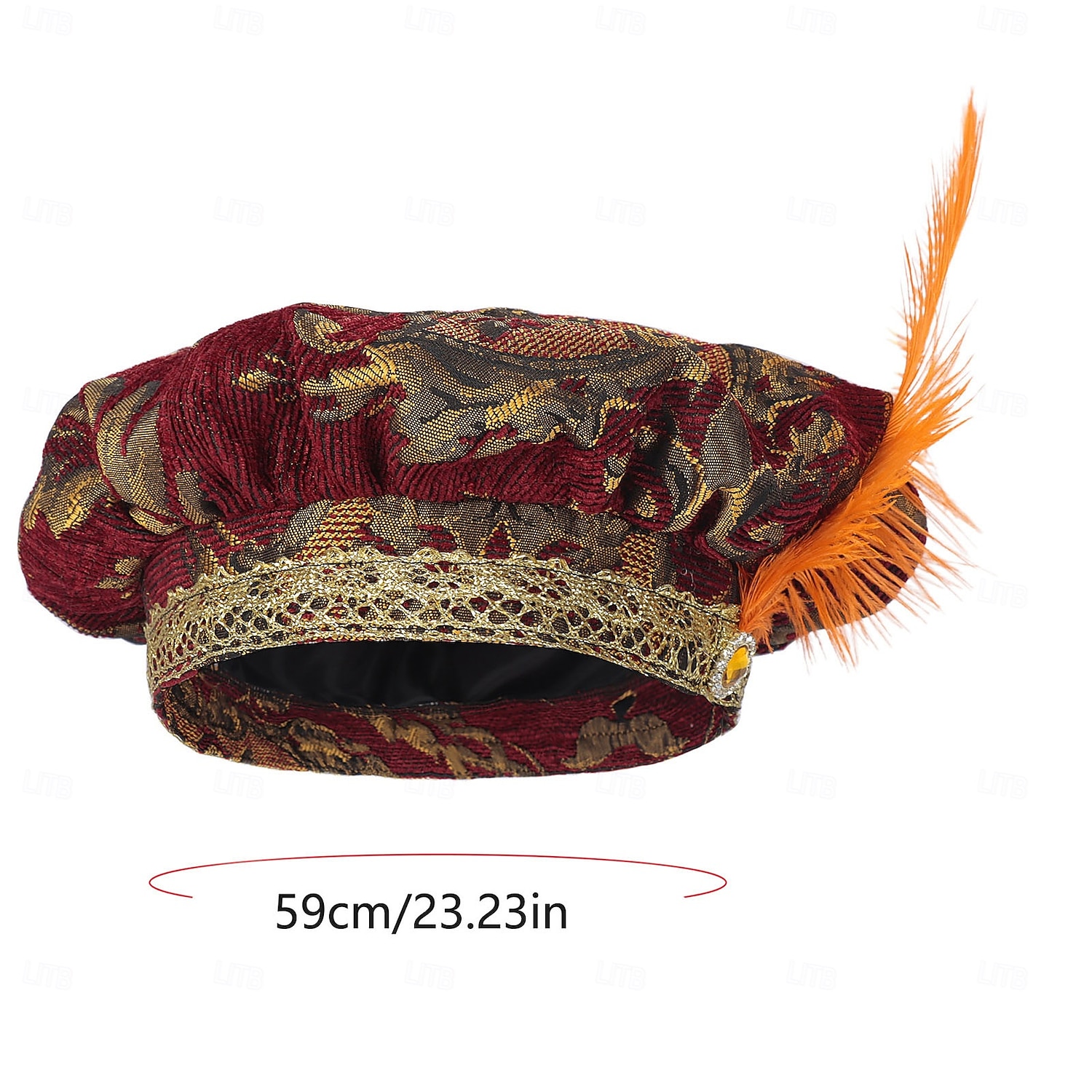 Retro Vintage Mittelalterlich Renaissance Hut Prinz Vampir Edelmann Kostüm Herren Maskerade Party Erwachsene Hut 2026 - $40.99 –P10