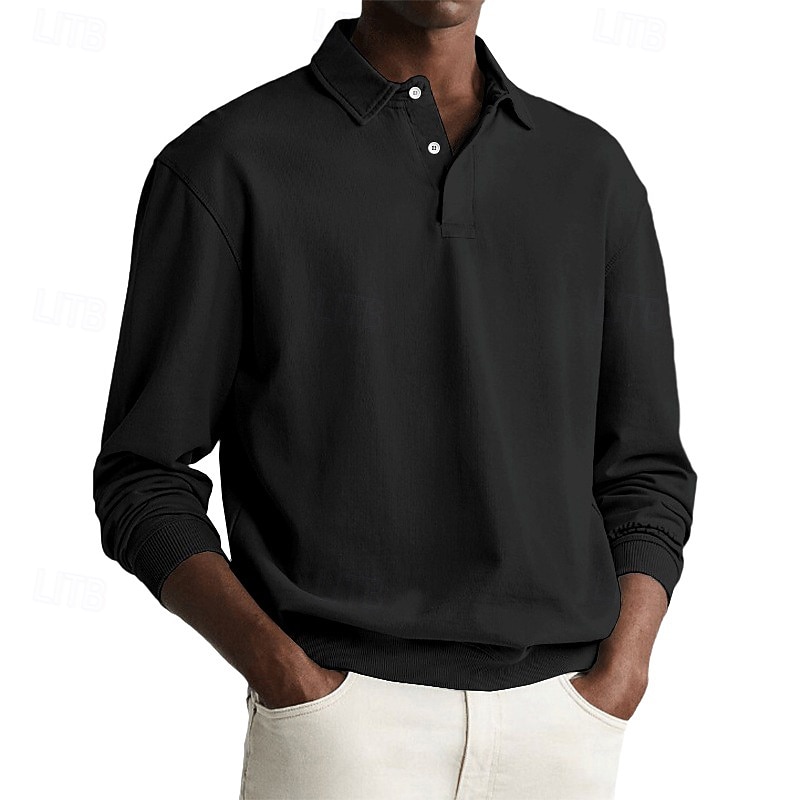 Herre Genser Genser med hette for genser Hettegenser med knapp Svart Hvit Rosa Burgunder Mørkegrønn Knaphul عادي Sport & Utendørs Avslappet Daglig Bomull Polyester Gatemote Kul Sportsklær Vår & Vinter 2026 - $34.99 –P7