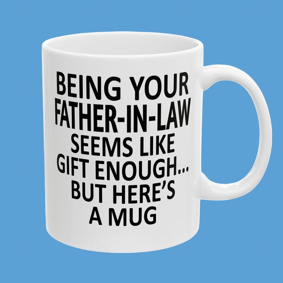 Essere tuo suocero tazza divertente da 11oz tazza di caffè festiva da suocero regalo di Natale esilarante bicchieri stagionali per compleanno di famiglia del 2026 a $16.99 –P4