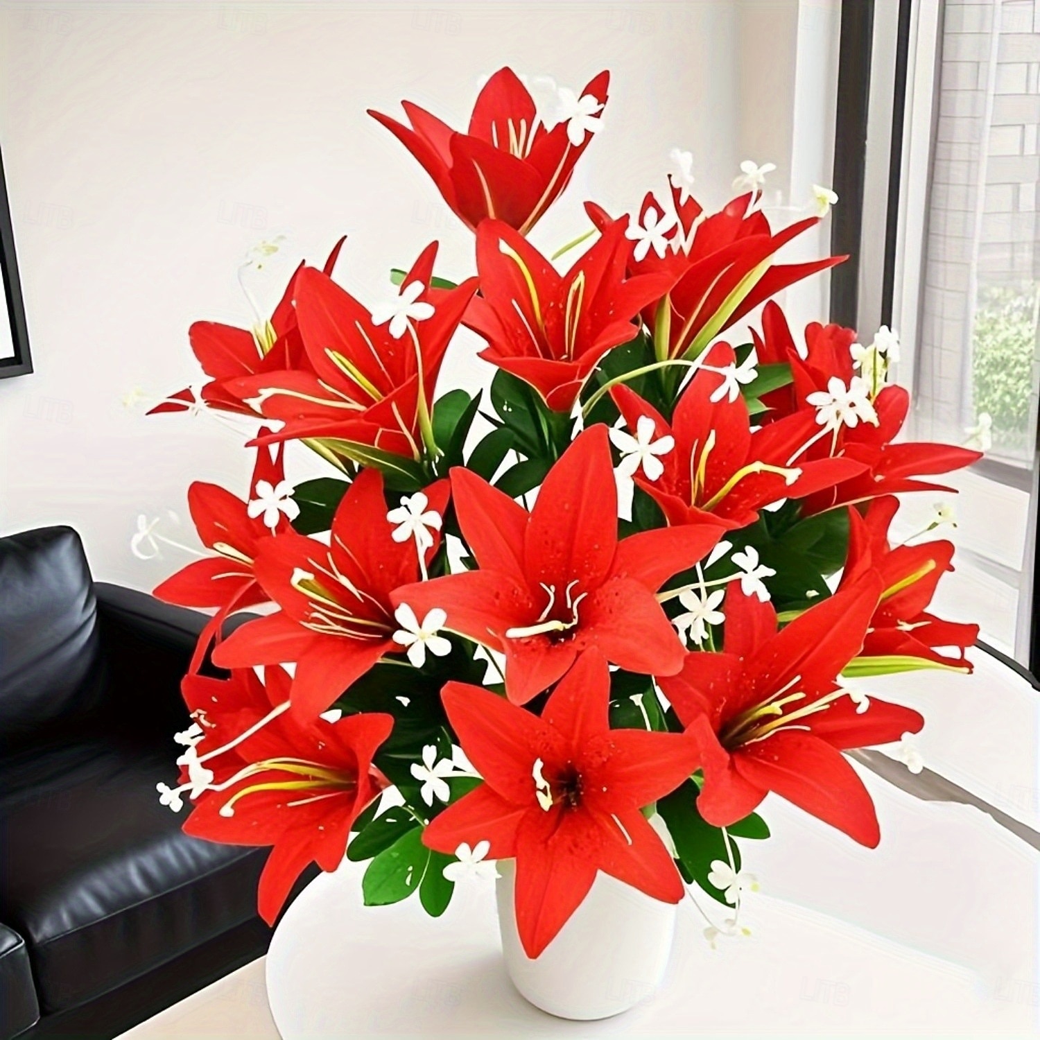 18 Head Artificial Lily Flowers - Elegant Faux Blooms, Perfect for Weddings, Parties, Christmas, Thanksgiving Decorations, Living Room, Bedroom, Dining Table Styling, and Instagram-Inspired Home Decor 2026 - $11.99 –P10