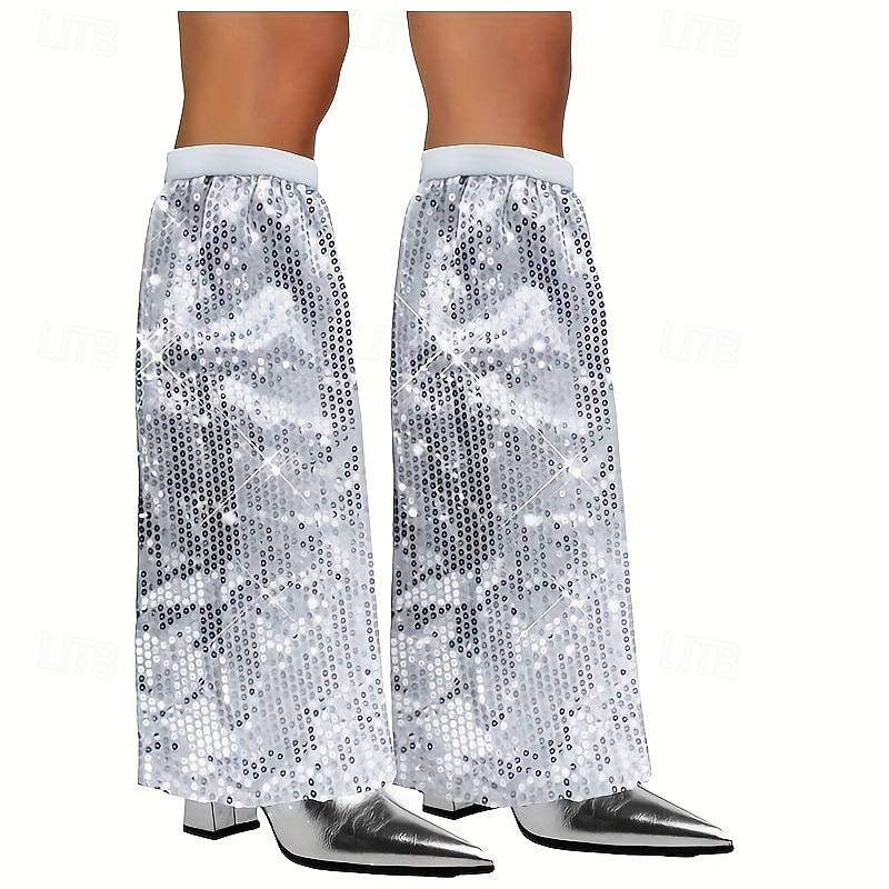 Disfraz de carnaval Disfraz de lujo Sombrero de panamá Tirantes con espalda en Y Disco Retro Antiguo Años 80 Lentejuelas Adulto Hombre Mujer Unisexo Víspera de Todos los Santos Carnaval Fiesta 2026 - $24.99 –P9