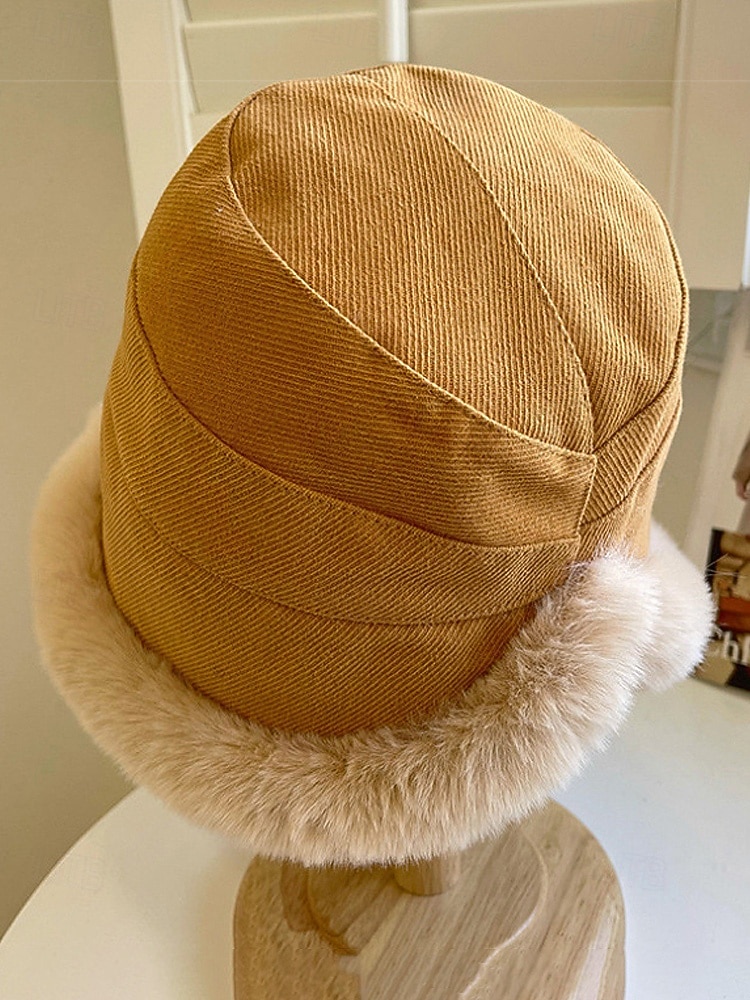 Damehatt med fuskepelsfôr, myk og koselig, tilgjengelig i flere farger for vinter- og fritidsbruk 2026 - $11.99 –P6