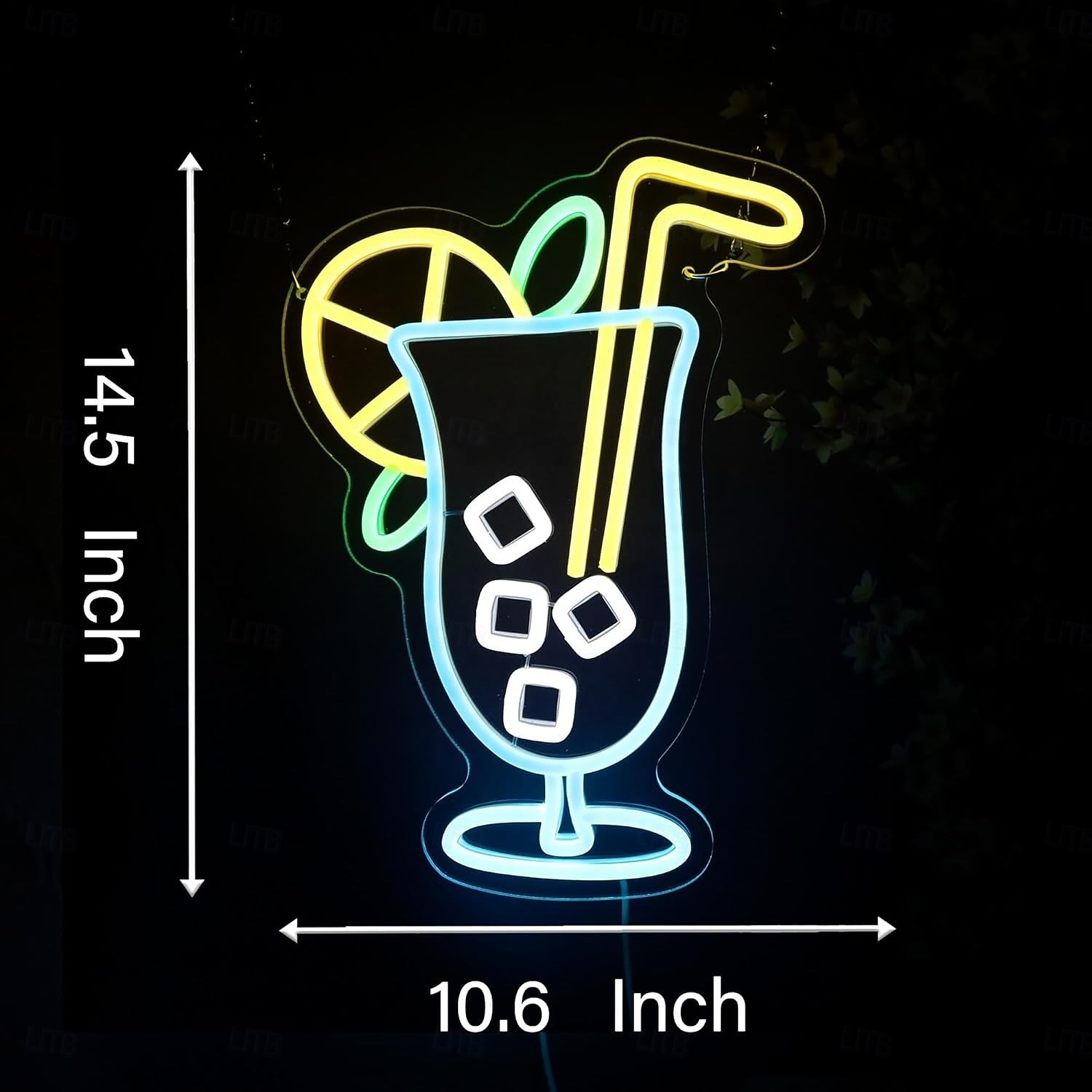 koktélok neonreklám faldekorációhoz bárhoz LED tábla szabályozható usb-s beltéri hálószobába nappaliba étterembe otthoni bár parti pub éjszakai klub férfi barlang bisztró fali dekorációs lámpák 2026 - $26.99 –P11