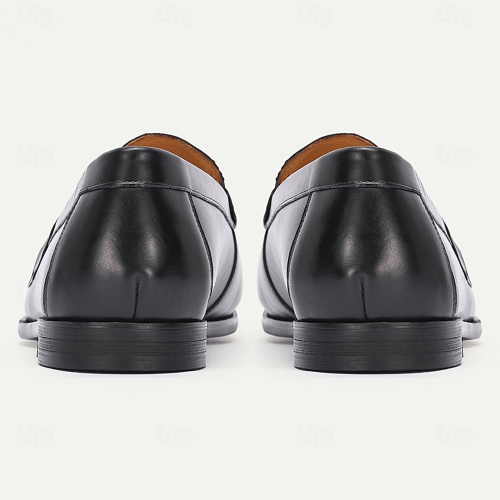 Men's Black Leather Loafers – Premium Design, Classic Style, Perfect for Weddings, Church Ceremonies and Formal Occasions 2026 - $94.99 –P5