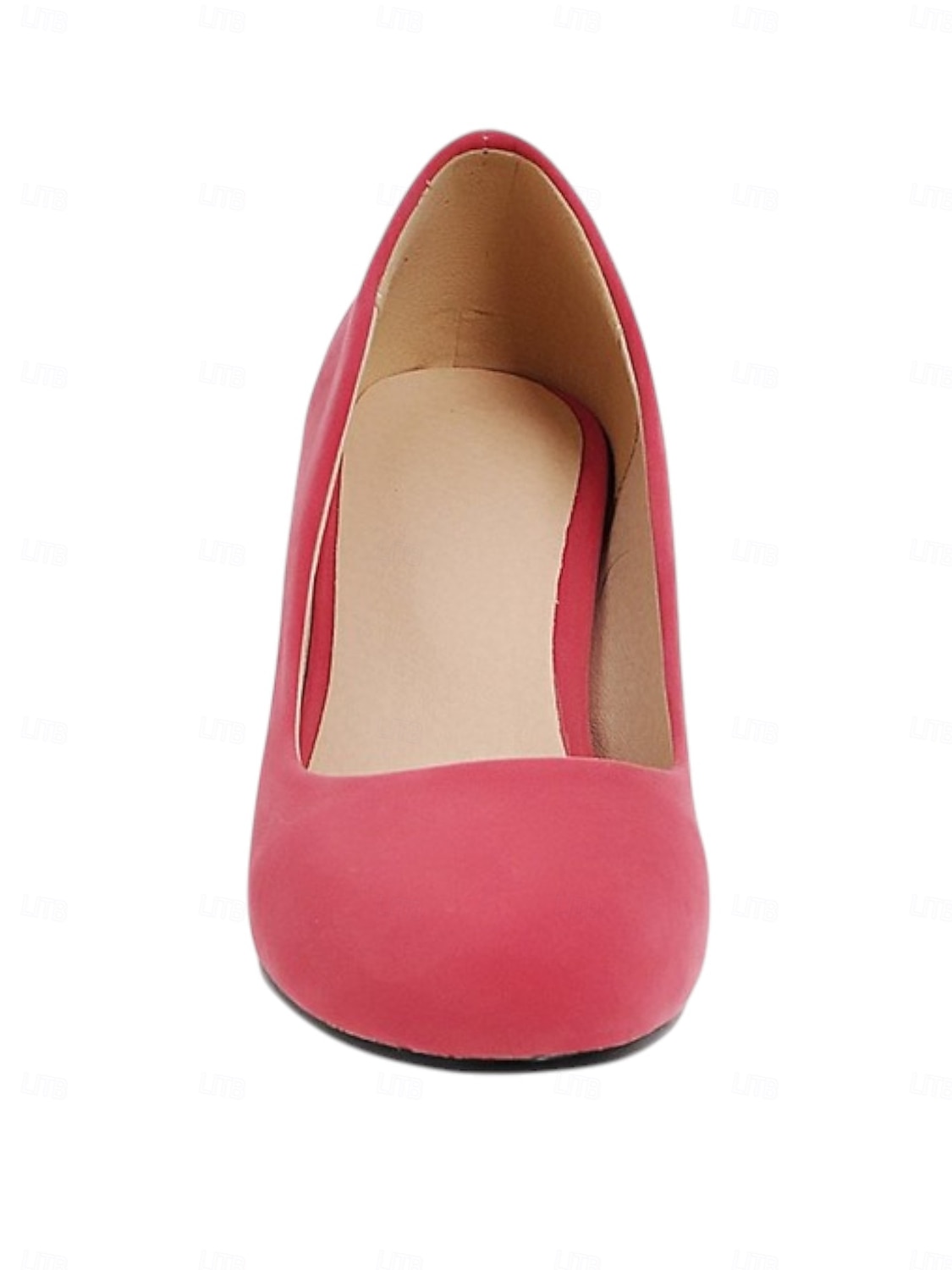 Roze suède pumps voor dames met blokhak - elegant &Comfortabele hoge hakken voor Valentijnsdag, een romantische avond en speciale gelegenheden. 2026 - $46.99 –P2