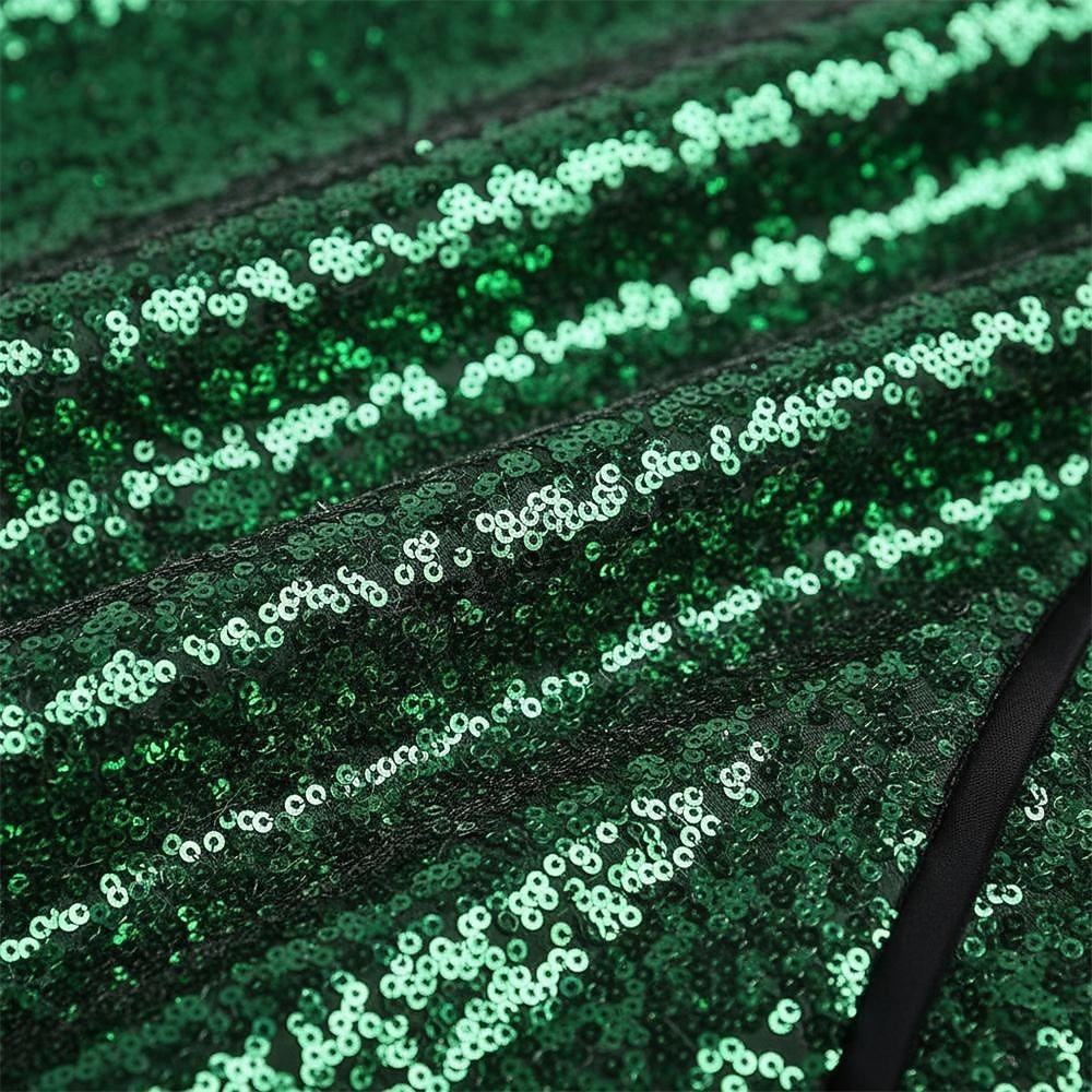 Retrò Vintage Anni '80 Metallico Lucido Smoking Completi & Blazer Disco Paillettes Costume Per uomo Costume di Carnevale Natale Halloween Carnevale Cocktail party Festa a Tema Parata dell'Orgoglio del 2026 a $77.99 –P5