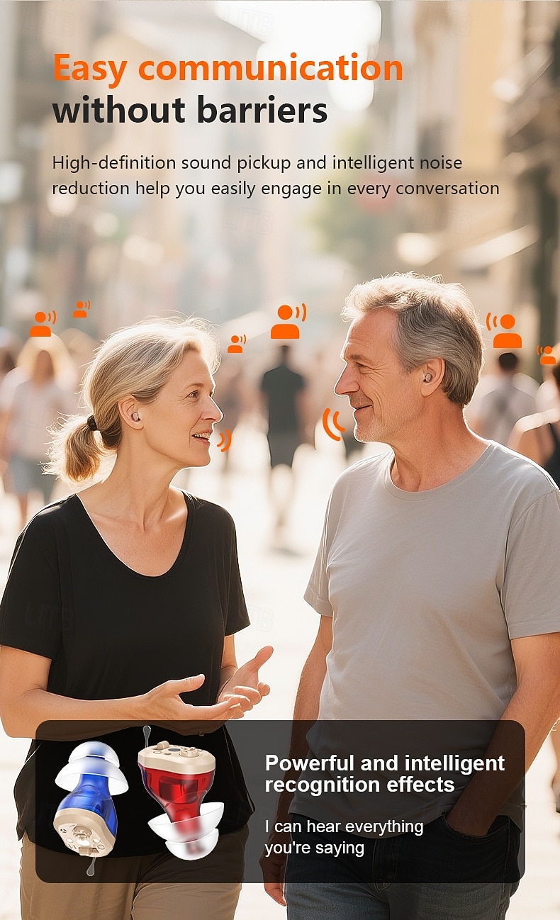 Hearing Aids for Seniors Rechargeable with Noise Cancelling Sound Excellence Comfort Fit 2026 - $98.99 –P6