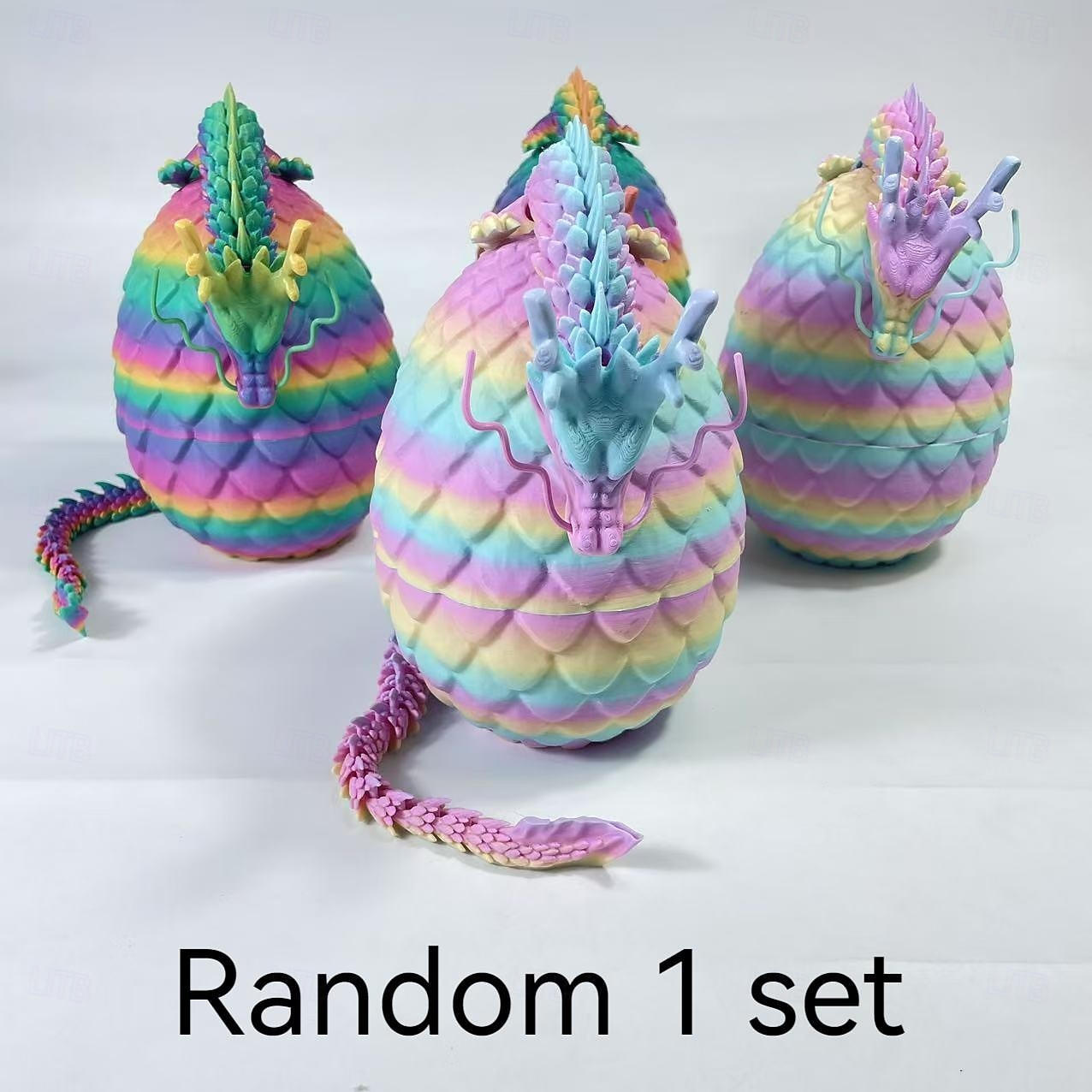 Large 3D Printed Dragon with Easter Egg,Big Articulated Dragon Fidget Home Decor, Desk Pet, Christmas Birthday Gift 2026 - $28.99 –P9