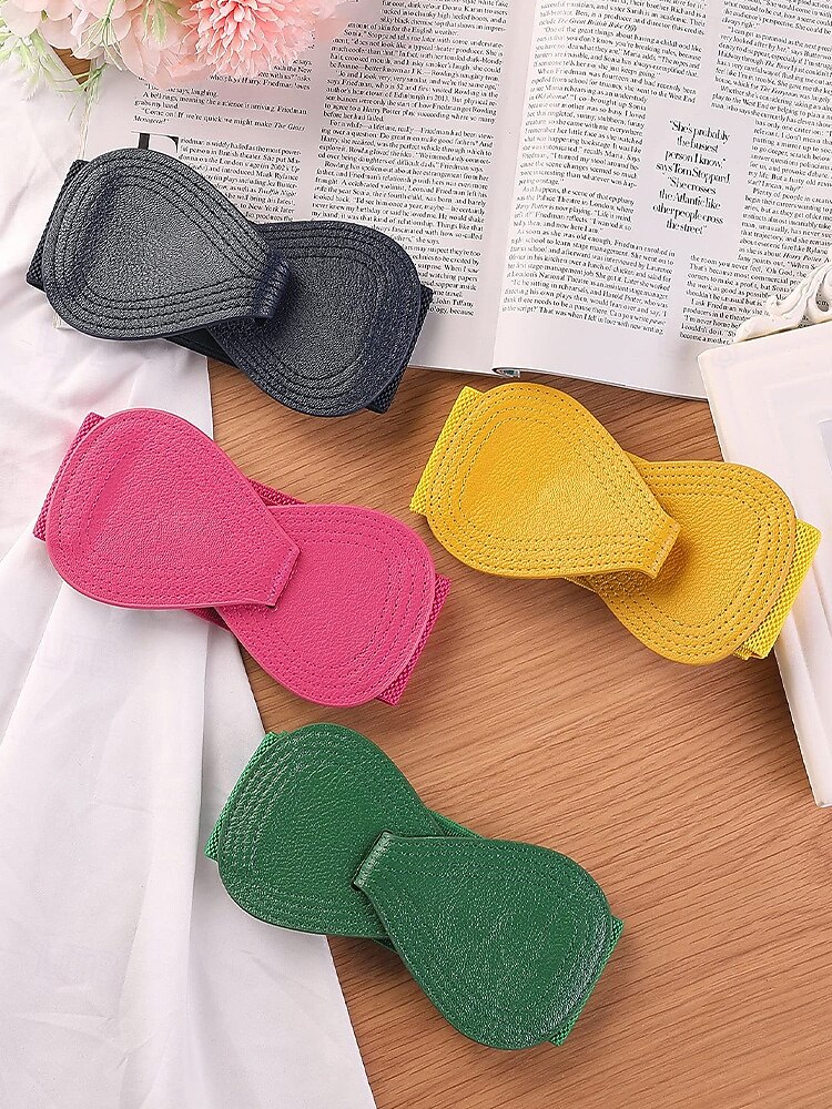 Elastiskt polyesterbälte för kvinnor, i flera färger, bekvämt och töjbart, perfekt för St. Patricks Day och vardagsbruk 2026 - $11.99 –P7