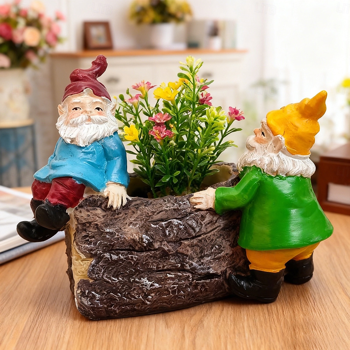 pryskyřičné figurky trpaslíků – zahrada &dekorace na stůl, trpaslíci přátelství do květináčů, květináče na sukulenty, miniaturní krajinářské ozdoby, interiérové &venkovní řemeslné sochy 2026 - $15.99 –P5