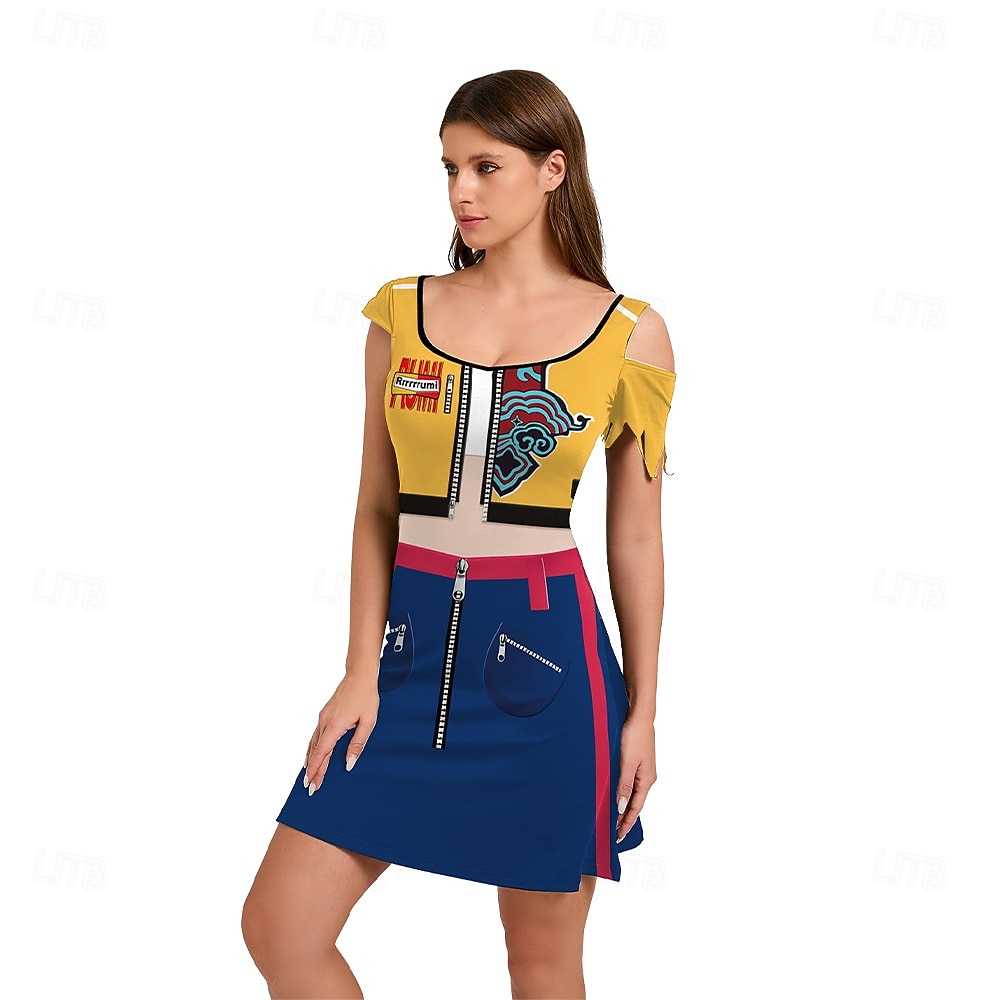 Inspirado em ídolos coreanos Estrela pop Ocasiões Especiais Fantasia fantasia Fantasia de Carnaval Ídolo Virtual for Mulheres Adulto Dia Das Bruxas Carnaval Espetáculo Comic Con Anime Expo de 2026 por $29.99 –P9