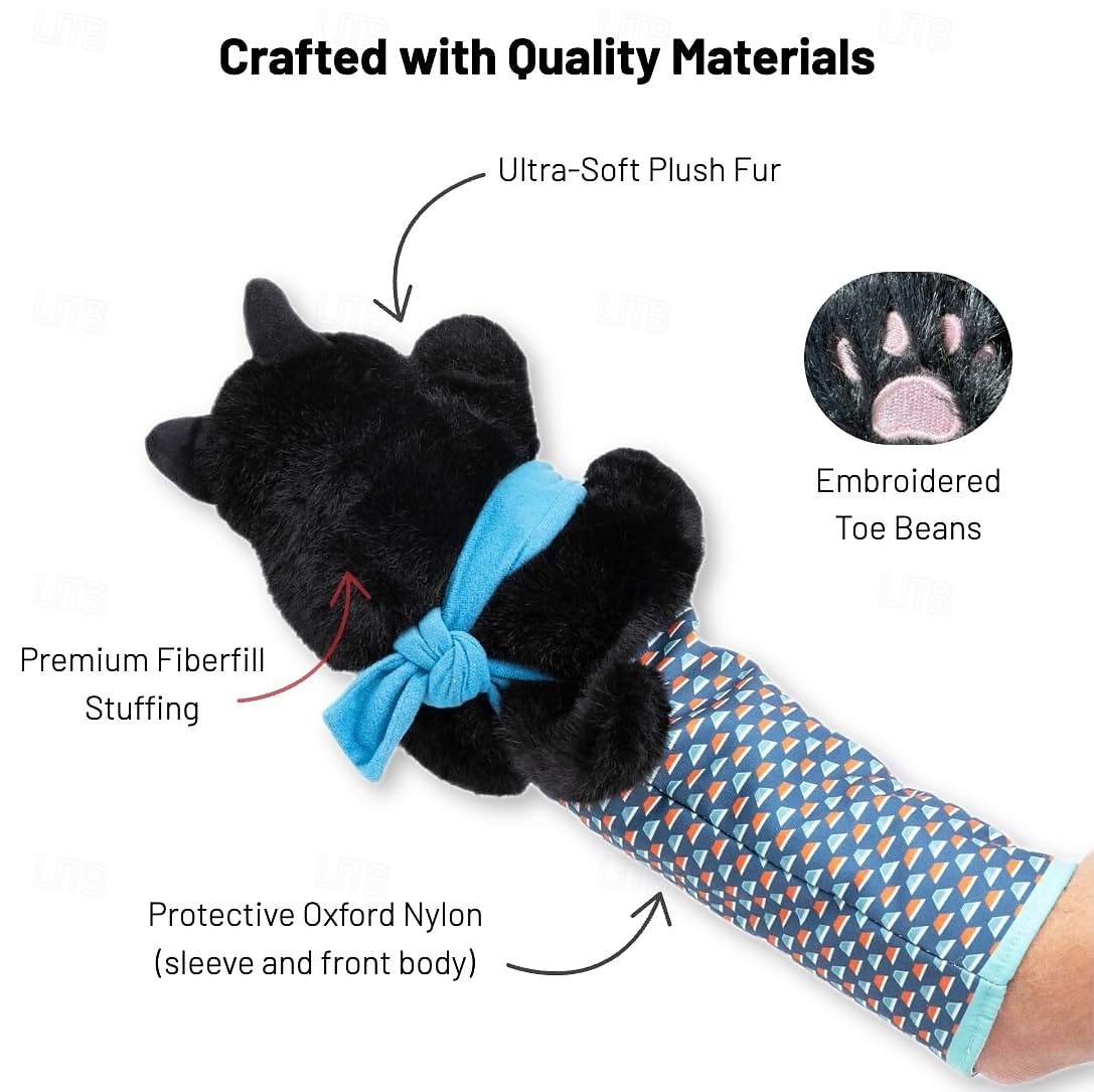Cat Wrestling Glove Puppet Toy  Interactive Hand Mitt with Durable Protective Sleeve and Catnip - Play & Enrichment 2026 - $30.99 –P4