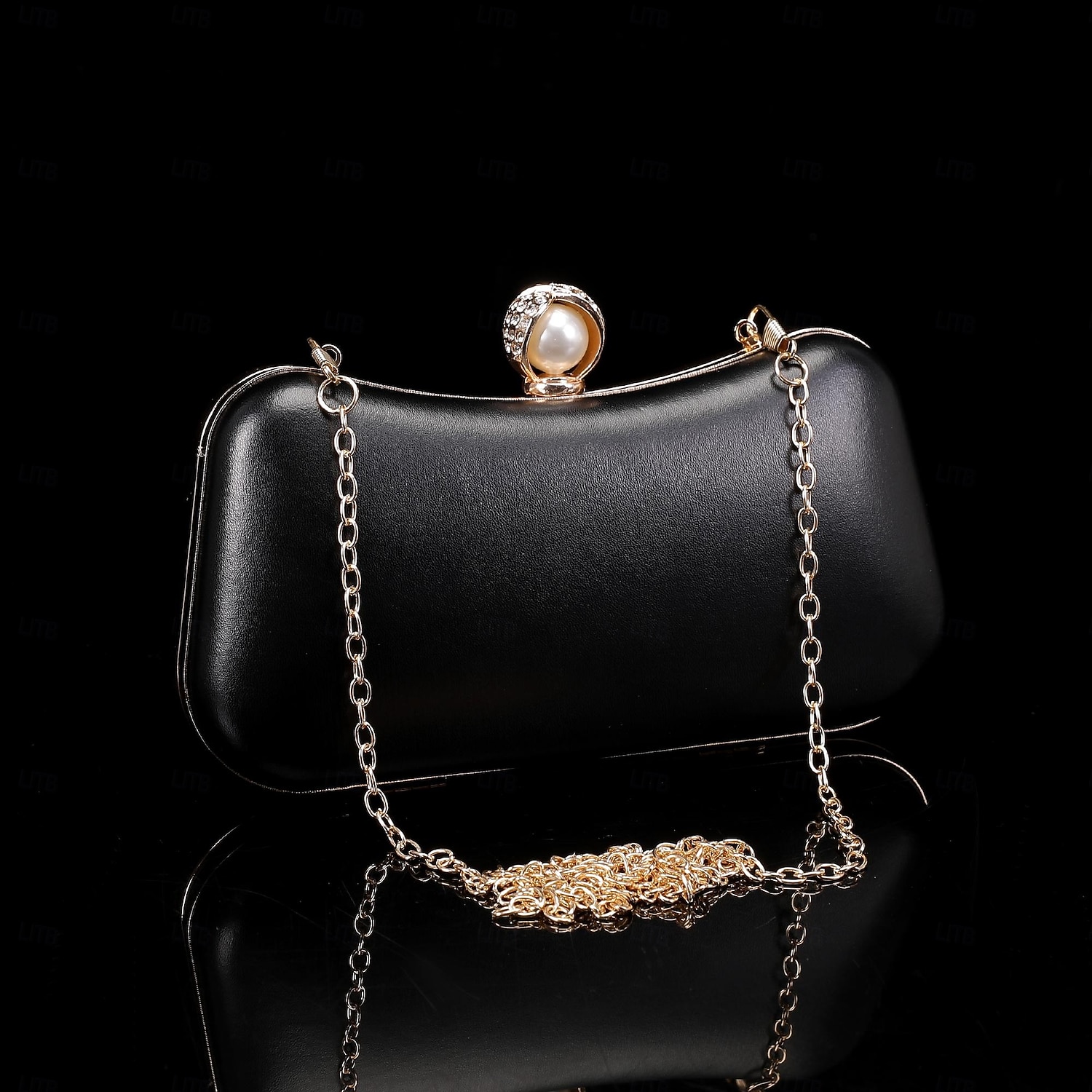 2026年 女性用 クロスボディバッグ クラッチバッグ ウォレット イブニングバッグ 小銭入れ レザー 日常 パーティー 純色 黒い銀 ゴールド / ホワイト アーモンド  コレクション – $29.99 –P8