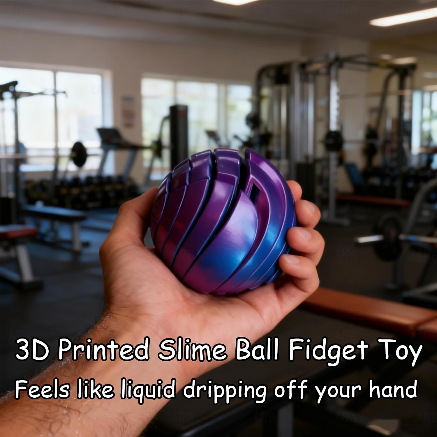 3D Printed Fidget Ball Toy, Slime Dynamic Gear Sphere Stress Relief Desk Toy for Adults and Kids, Expanded Sensory Breathing Ball, Cool 3D Printed Fidget Gift 2026 - $18.49 –P2