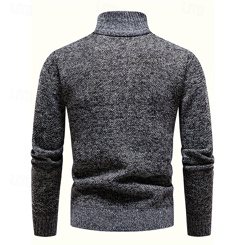 Per uomo Felpa Maglioni con zip a un quarto Maglione a maglia Maglione lavorato a maglia A Coste Maglia Top Regolari Lavorato a maglia Pile Semplice Zip a un quarto Moda Streetwear Casuale del 2026 a $28.99 –P7