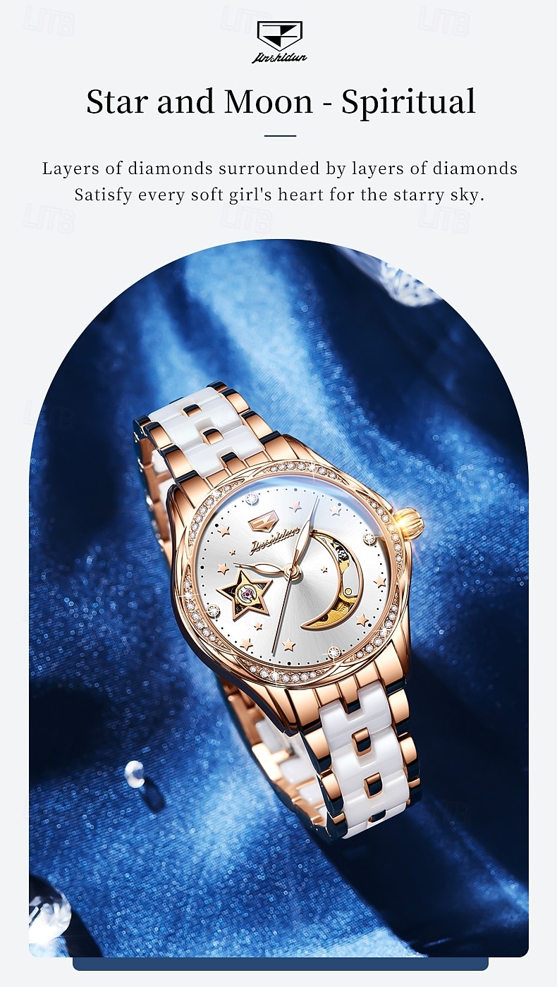 Automatic Mechanical Watch For Ladies Skeleton Luminous Waterproof Stainless Steel Luxury Elegant Mother's Day Gift for Women's Watches 2026 - $119.99 –P5