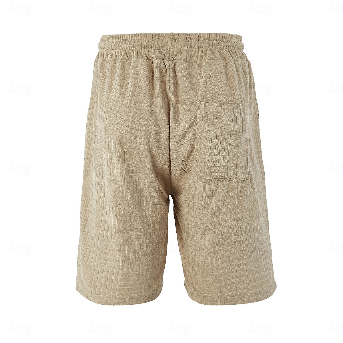 Per uomo Shorts Pantaloncini Estivi Shorts da Spiaggia Pantaloncini casual Pantaloncini strutturati Jacquard Coulisse Elastico in vita Tinta unica Comodità Traspirante Lunghezza al ginocchio del 2026 a $18.99 –P8