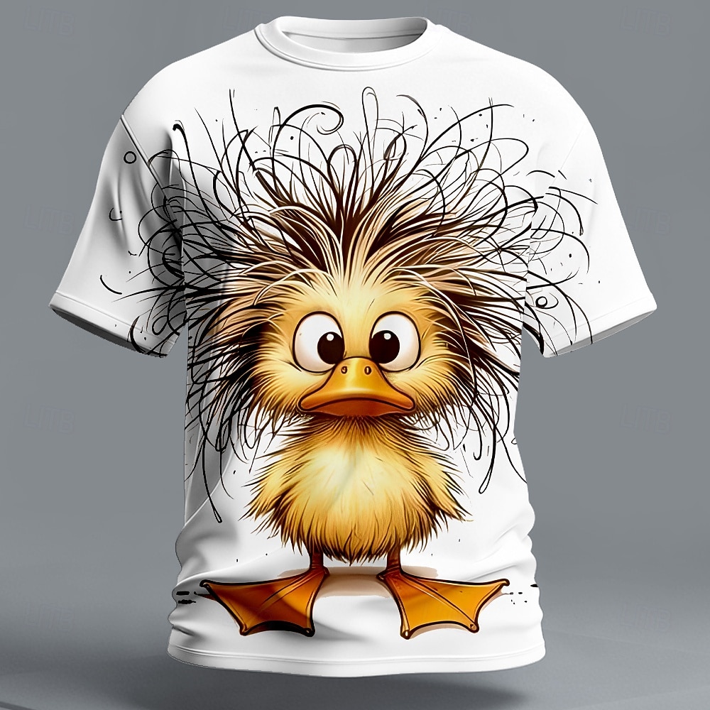 Bărbați Animal gagică Amuzant Tricou Manșon scurt Tricou Tipărire 3D Stil Nautic Cămașă Exagerat Designer Petrecere Concediu Albastru piscină Negru Alb Vară Primăvară Îmbrăcăminte S M L XL XXL XXXL 2026 - $21.99 –P1