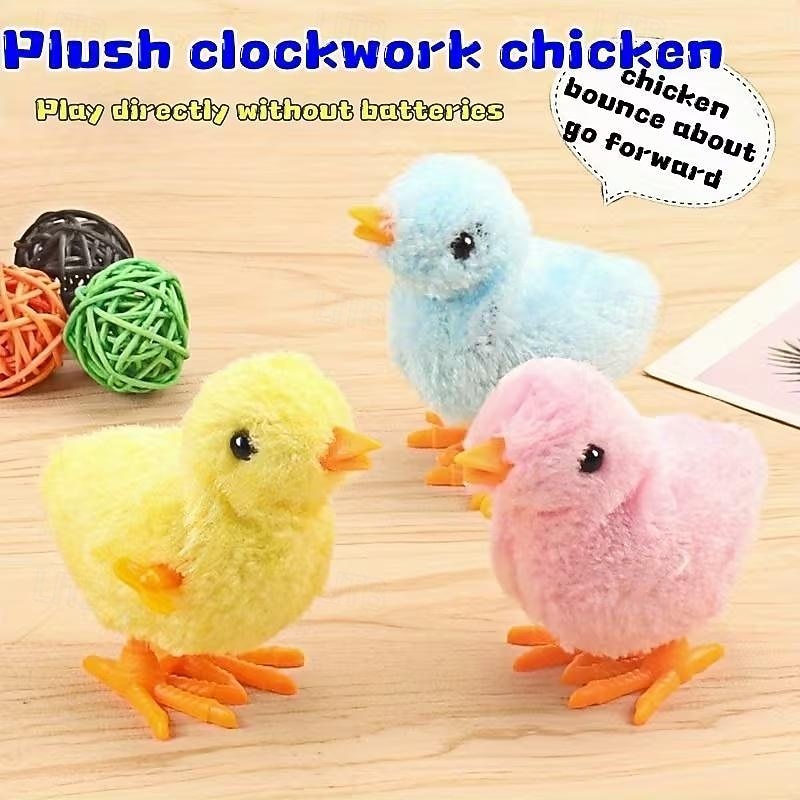 4 pezzi di pulcini pasquali in movimento - pulcini di plastica interattivi che camminano a carica, pulcini realistici per gattini &gatti gatto adatto alle razze &dimensioni del 2026 a $10.99 –P8