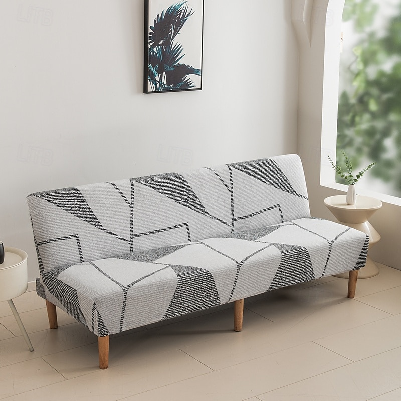 Housse de canapé-lit extensible en tissu imprimé, disponible en 3 tailles différentes, housse de canapé sans accoudoirs, housse de banc élastique, protection décorative pour le Nouvel An, décoration de 2026 ? $28.99 –P2