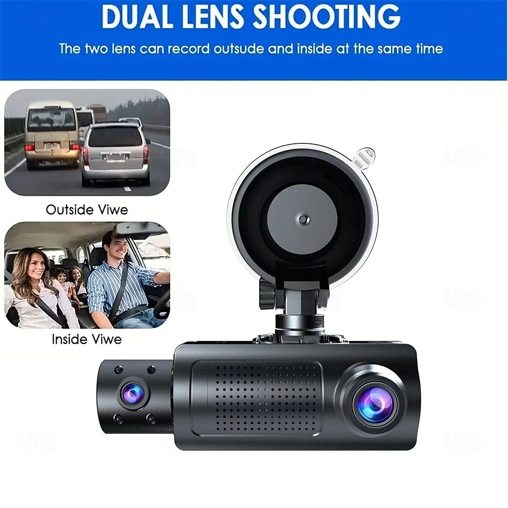 3.16-Inch High-Definition 1080P Screen Driving Recorder Three-Lens Car DVR With Reversing Image Loop Recording Motion Detection 2026 - $58.99 –P4