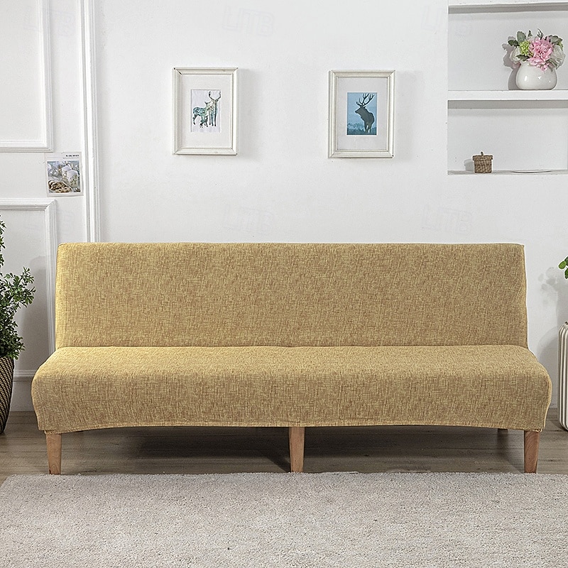 Housse de canapé-lit extensible en tissu imprimé, disponible en 3 tailles différentes, housse de canapé sans accoudoirs, housse de banc élastique, protection décorative pour le Nouvel An, décoration de 2026 ? $30.99 –P13