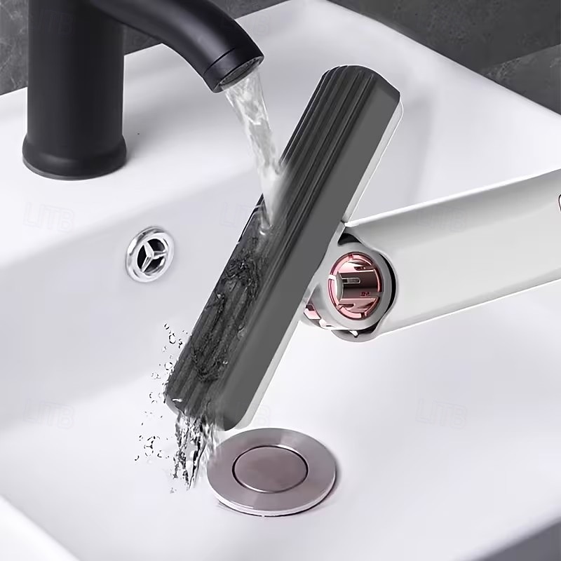 6-delers selvvridende mini-moppsett - lett å klemme høyabsorberende rask rengjøring egnet for stue, soverom og møbler vindustørking moderne kompakt design 2026 - $13.49 –P7